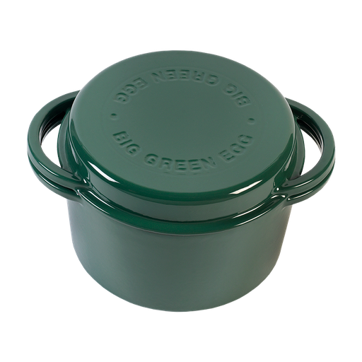 [0703 117045] Big Green Egg, GREEN DUTCH OVEN ROND KOOKPOT 4 LITER GROEN