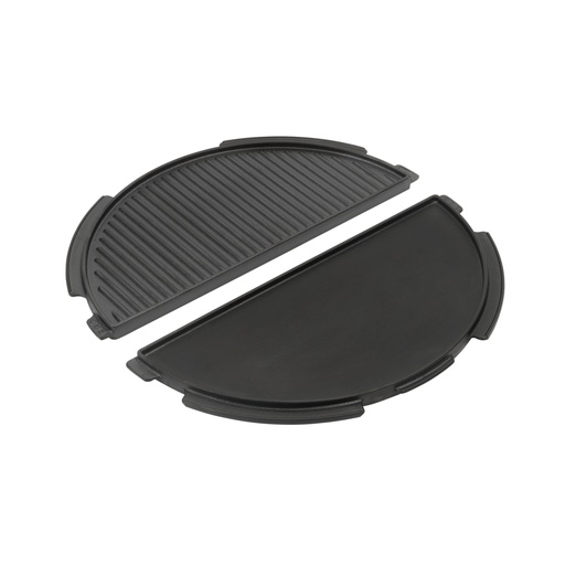 [0703 122988] Big Green Egg, HALF MOON CI GRIDDLE L CAST IRON